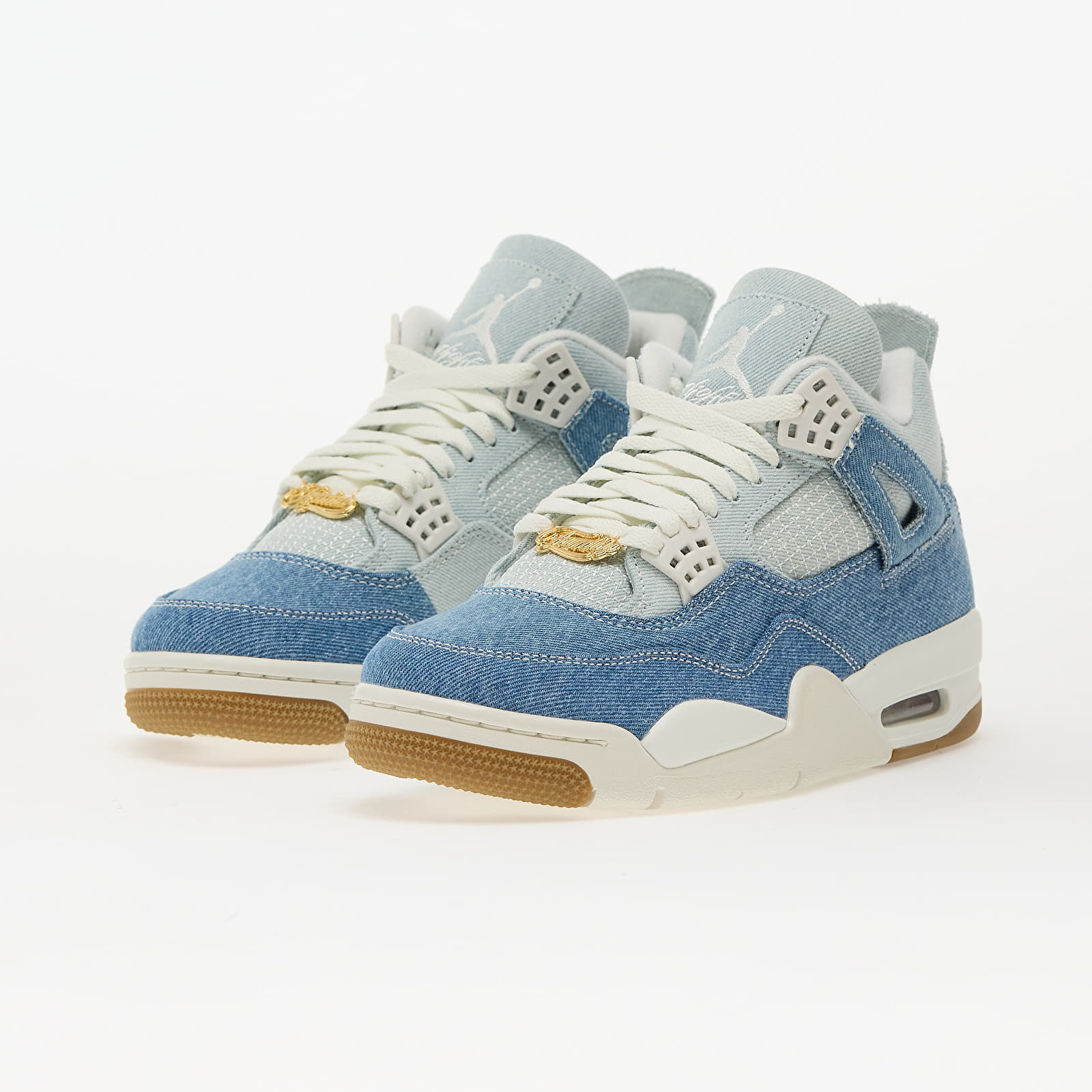 Air Jordan 4 Retro W Denim Worn Blue IB6716 100 Sail Sail Gum Lt 