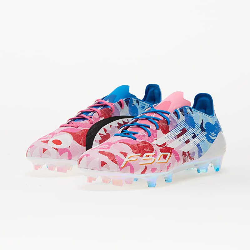 adidas x BAPE F50 Elite Fg Clear Pink/ Ftw White/ Ice Blue | Footshop
