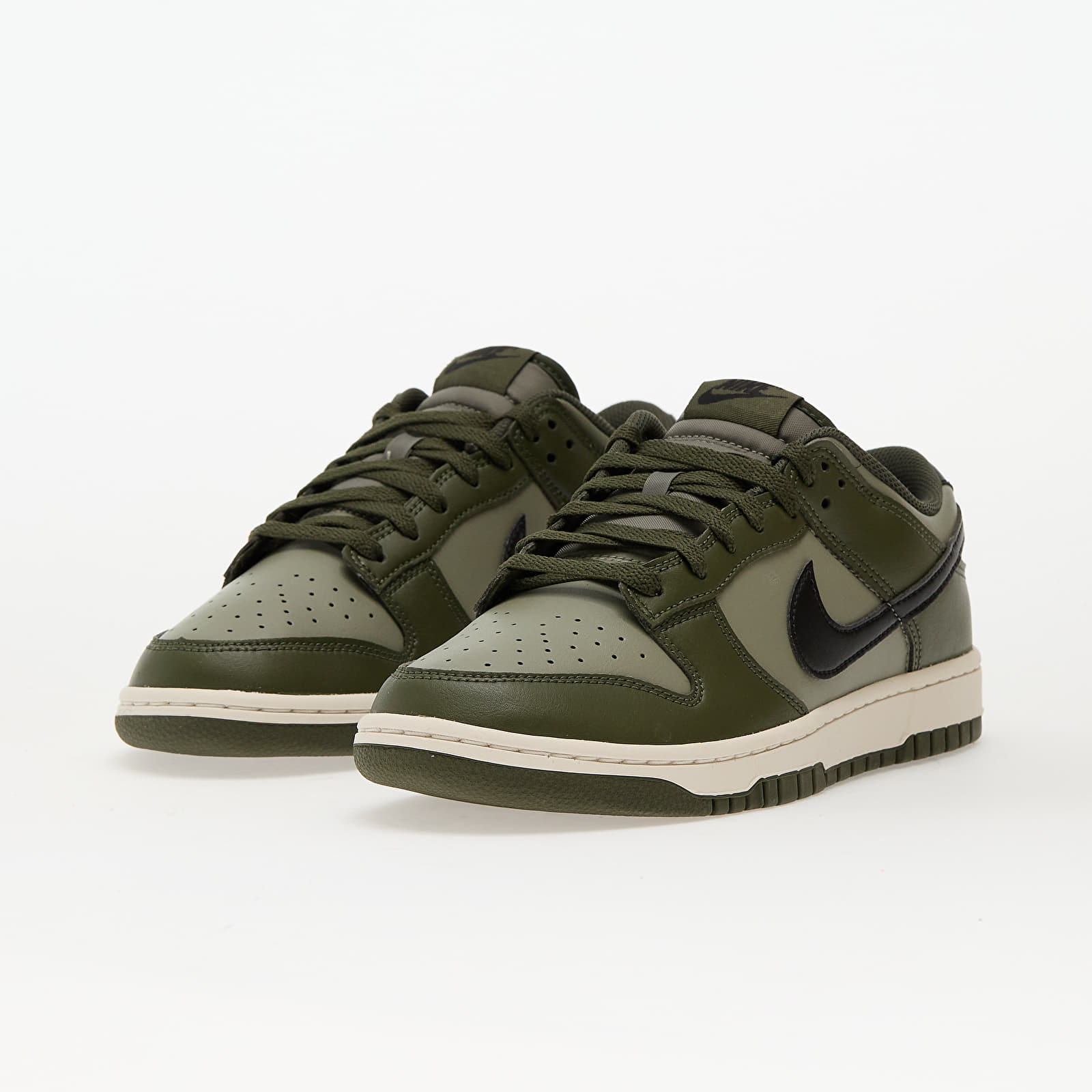 Herren Sneaker und Schuhe Nike Dunk Low Retro Lt Army/ Black-Cargo Khaki-Phantom