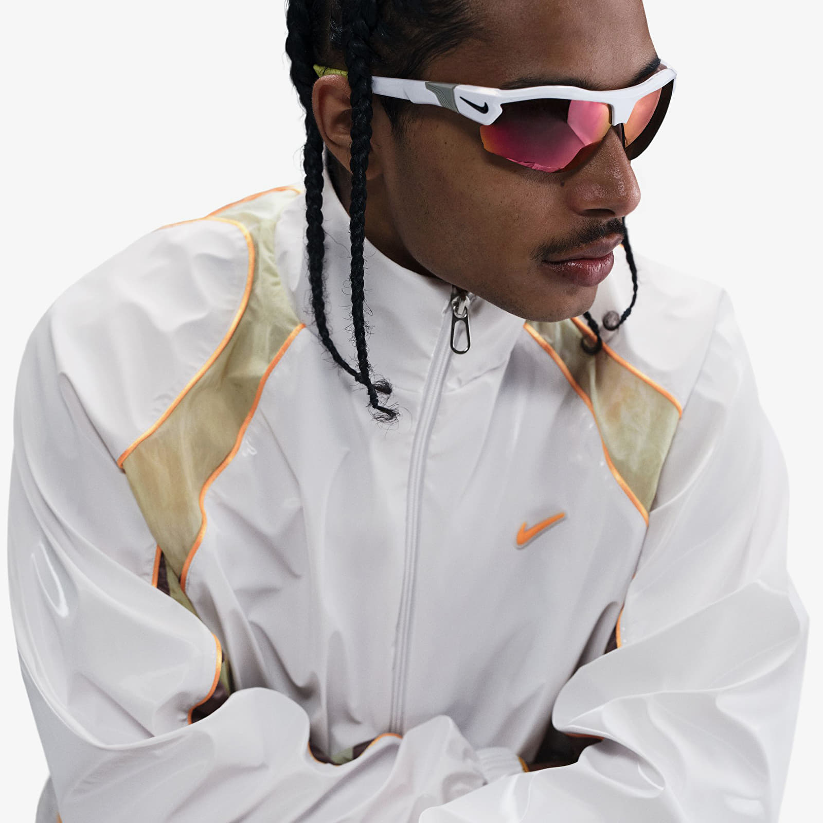 Мъжки якета Nike Project F.R.O.G. Men's Track Jacket White/ Olive Aura/ Taupe Grey/ Sundial