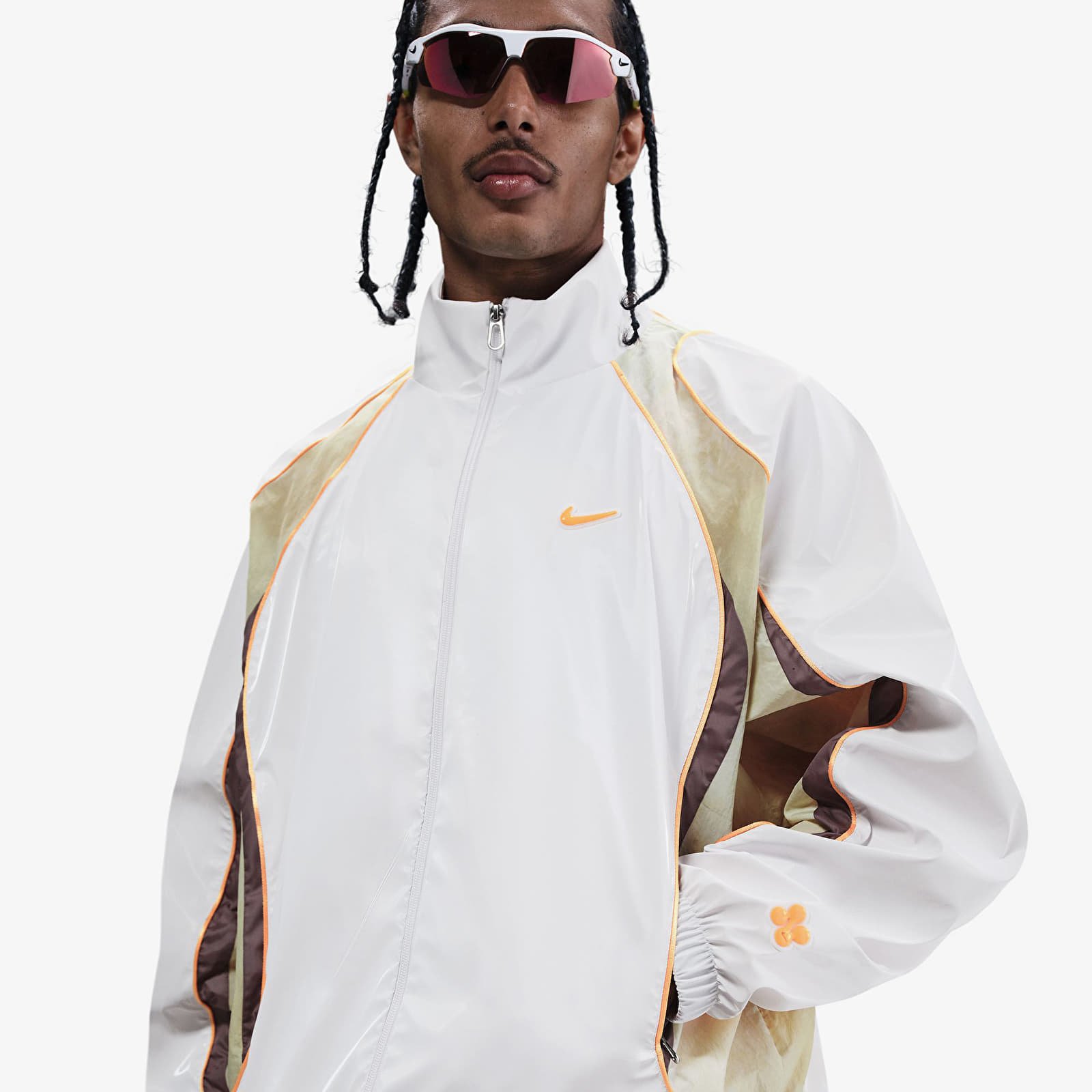 Мъжки якета Nike Project F.R.O.G. Men's Track Jacket White/ Olive Aura/ Taupe Grey/ Sundial