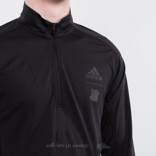 T-shirts adidas x Undefeated TR 1/2 Zip Longsleeve Tee Black