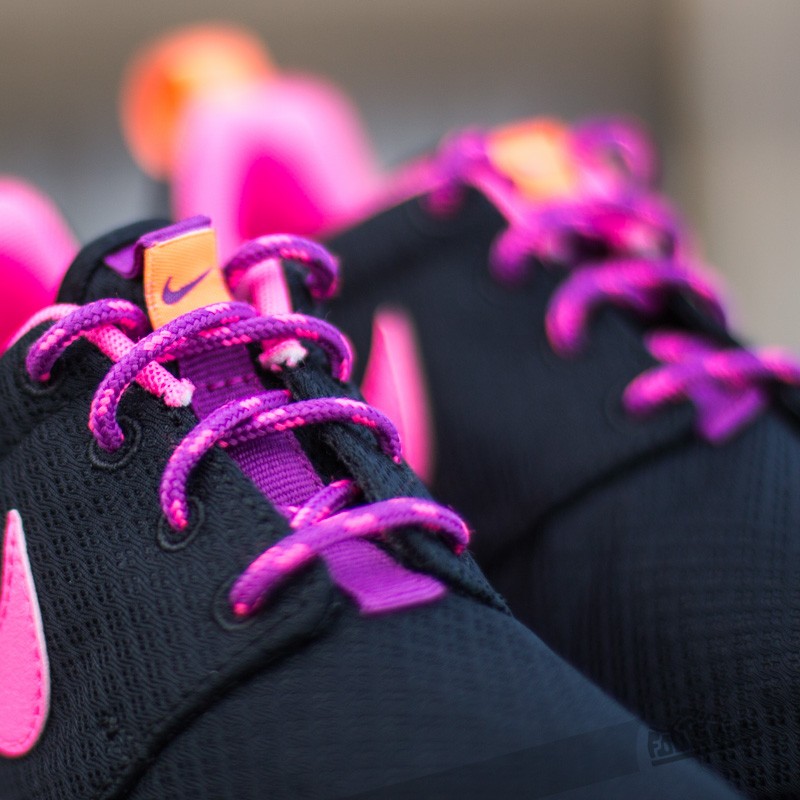 Dámské tenisky a boty Nike Rosherun (GS) Black/ Pink Powder