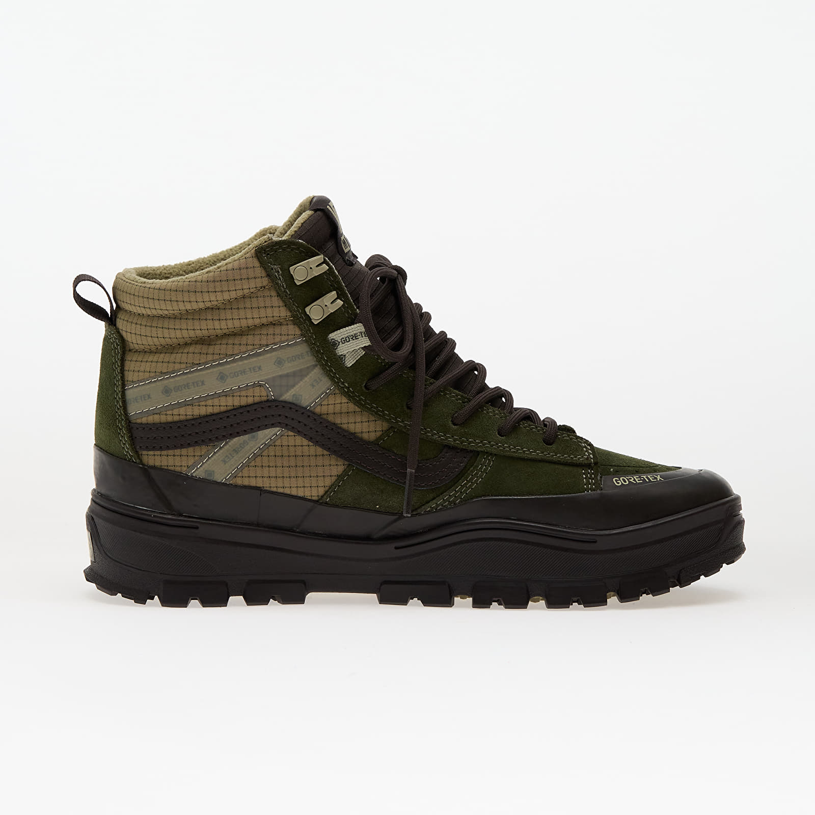 Men's shoes Vans MTE Sk8-Hi Gore-Tex Insulated Dark Green/ Dark Brown