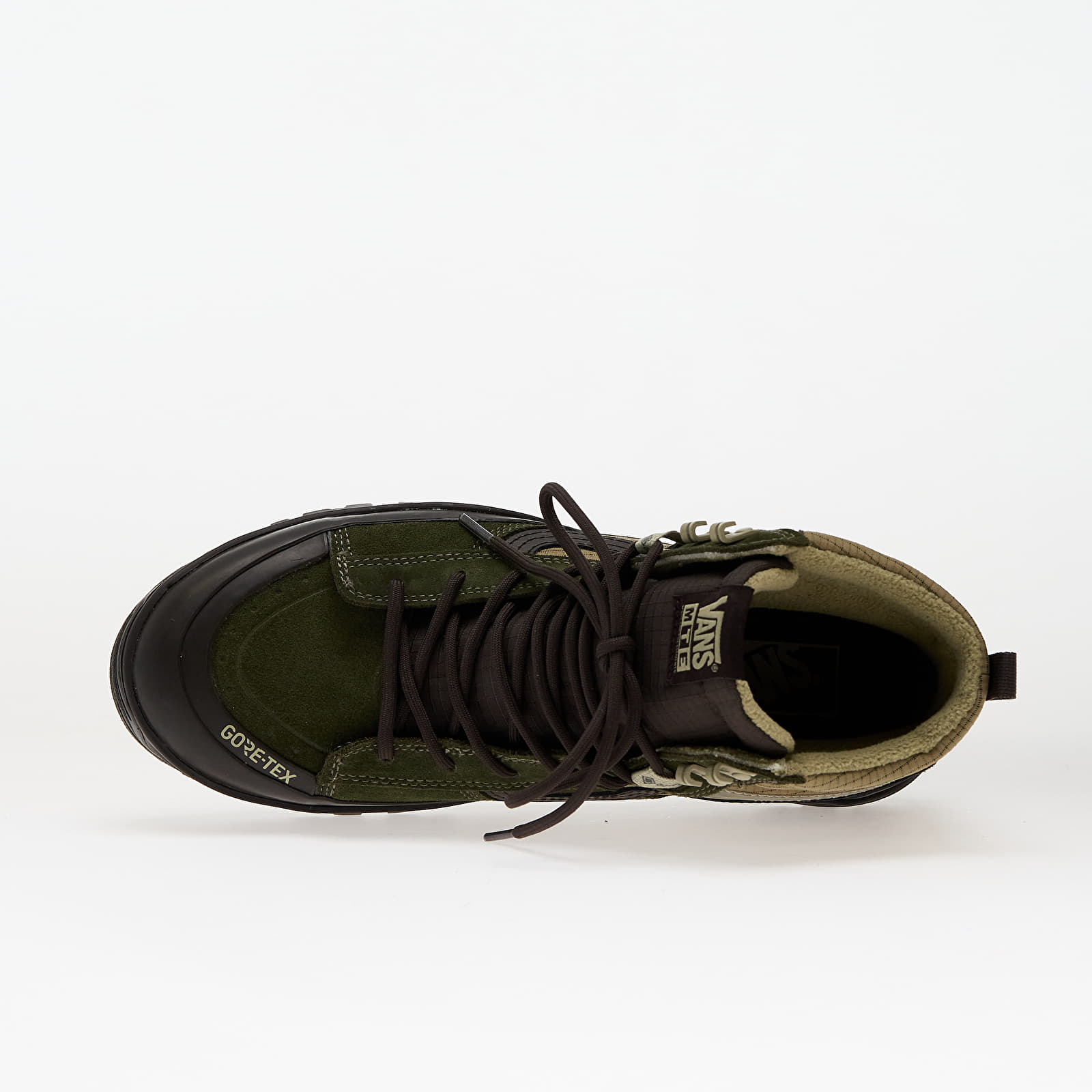 Men's shoes Vans MTE Sk8-Hi Gore-Tex Insulated Dark Green/ Dark Brown