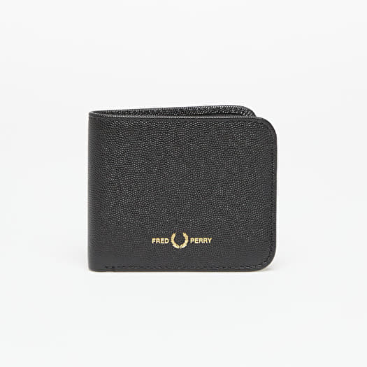Wallet FRED PERRY Scotchgrain Leather Bwallet Black