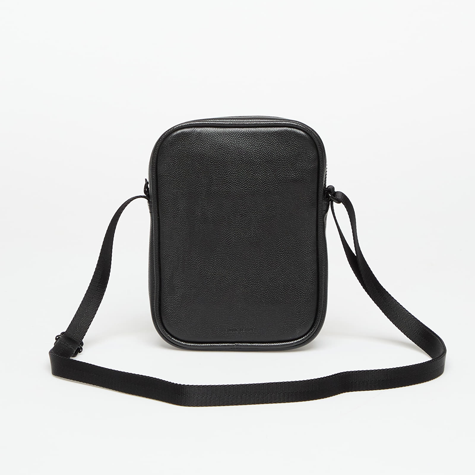 Crossbody чанти FRED PERRY Scotchgrain Leather Side Bag Black