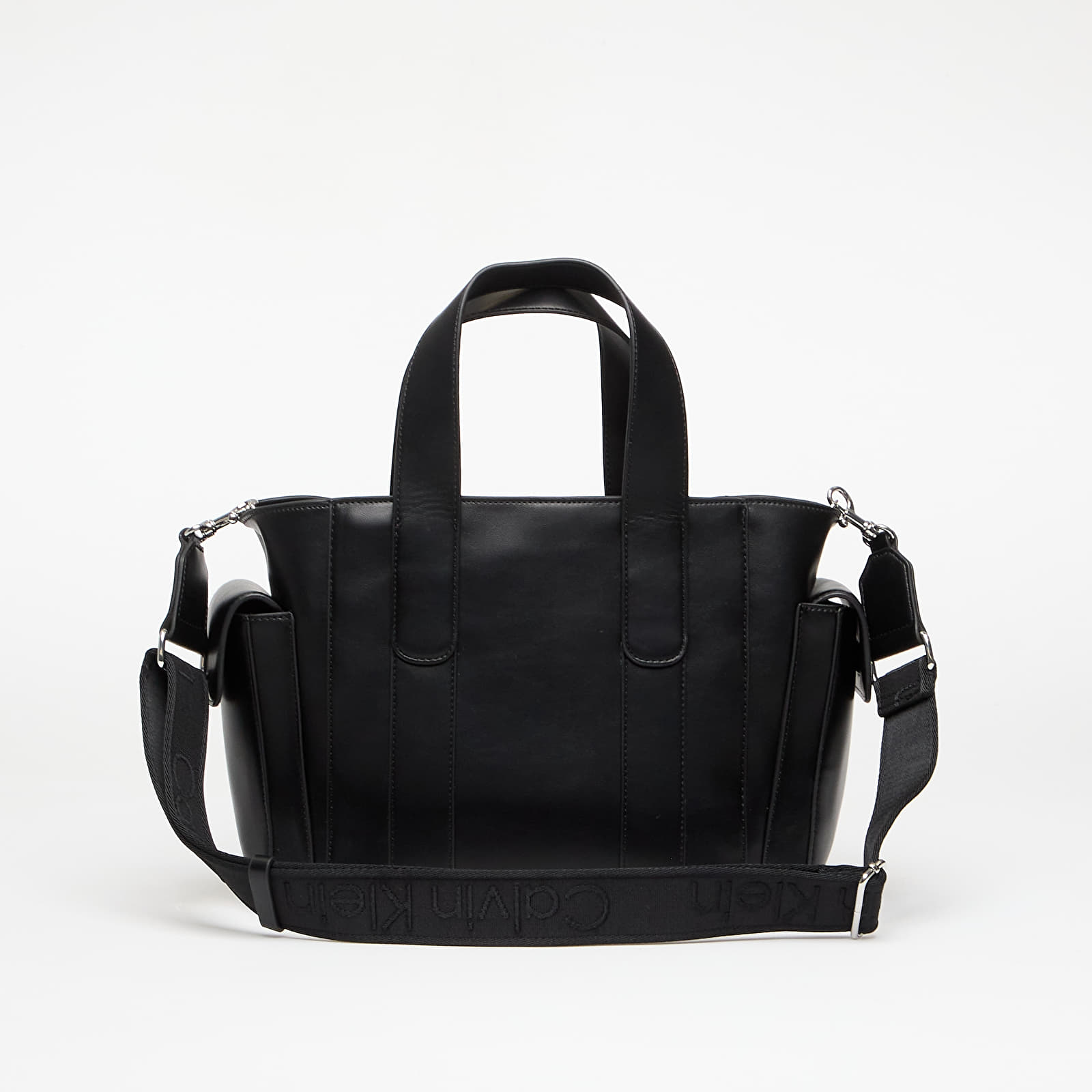 Férfi válltáskák Calvin Klein Webbing Strap Small Tote Black
