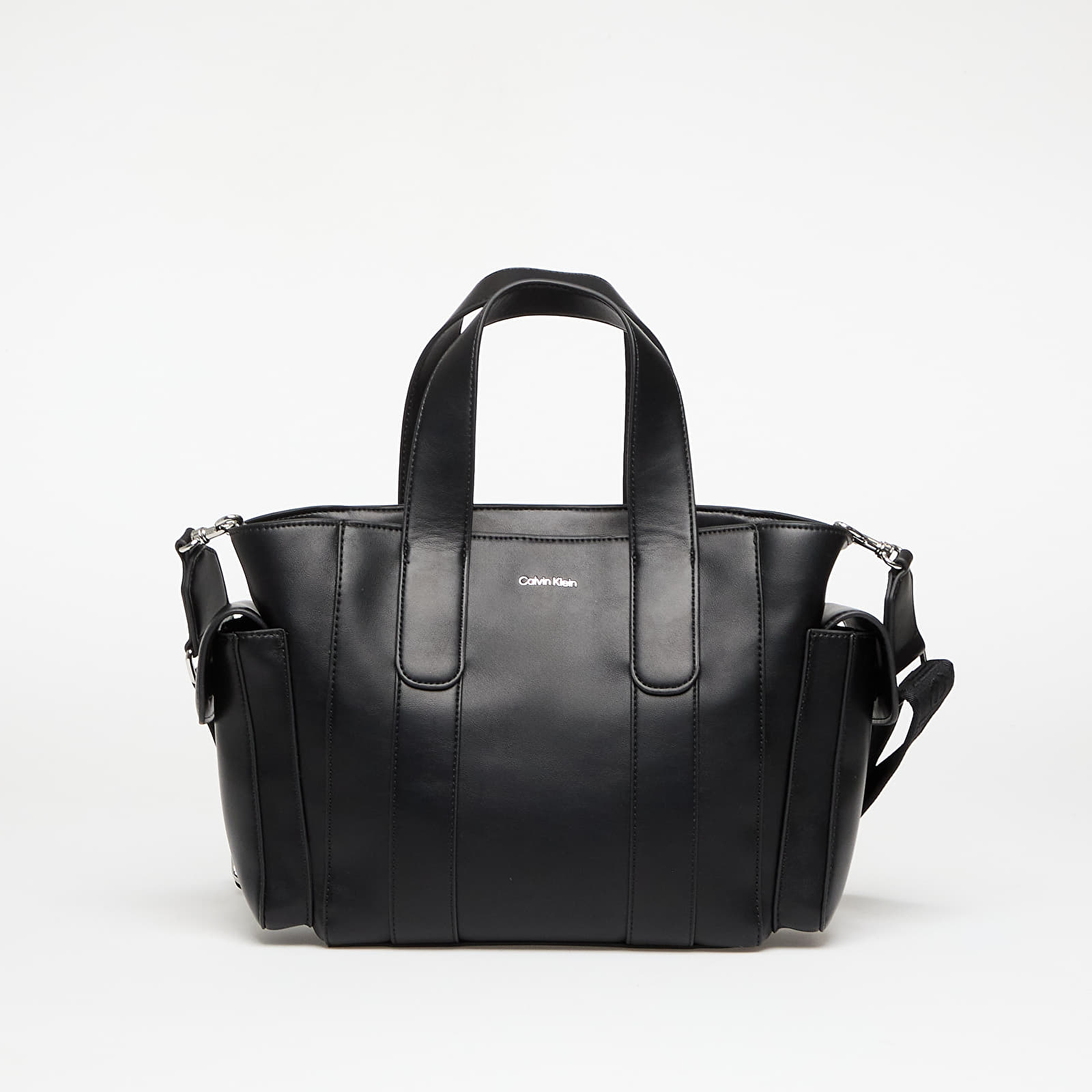 Férfi válltáskák Calvin Klein Webbing Strap Small Tote Black