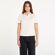 FRED PERRY Twin Tipped Fred Perry Shirt Silky Peach/ Dark Petrol