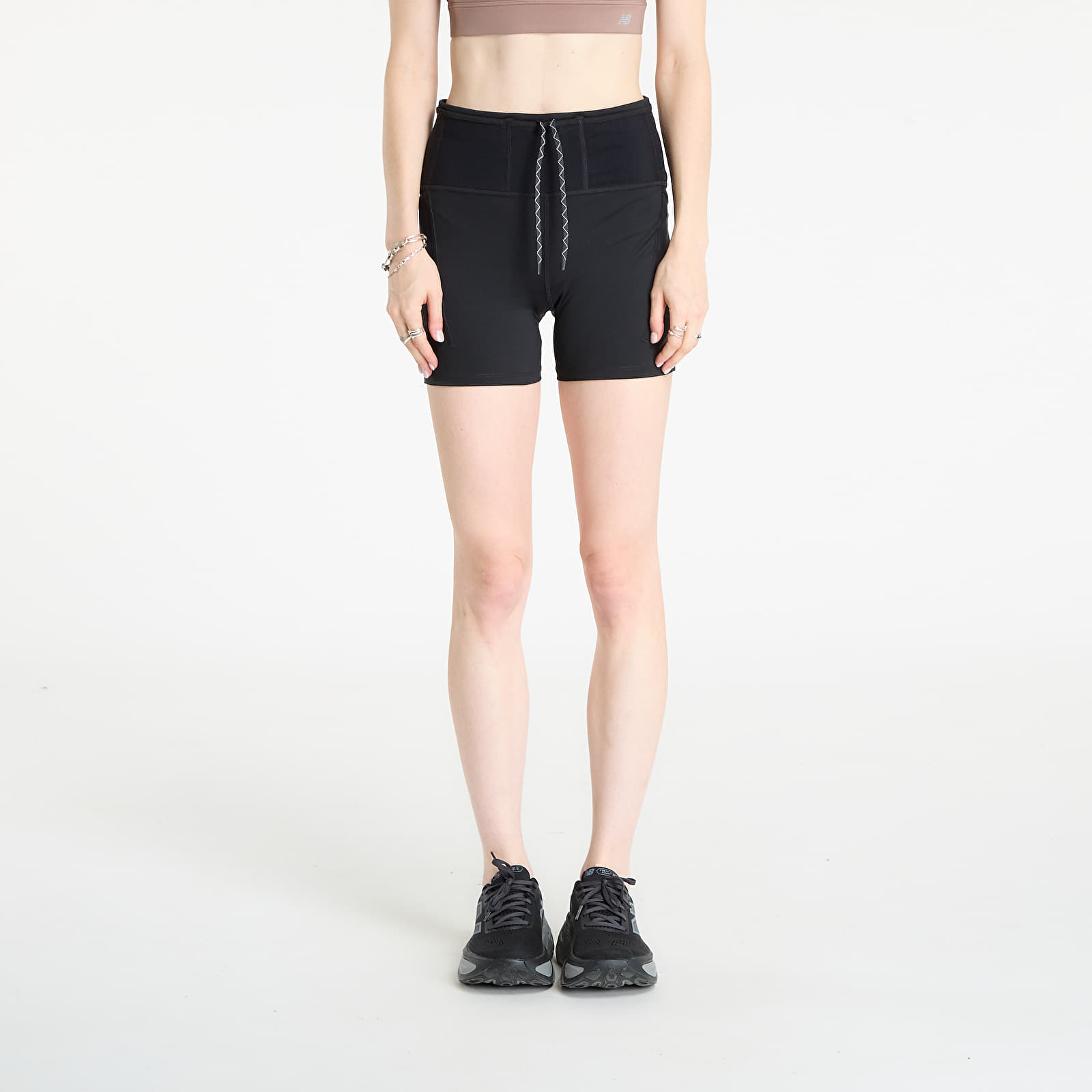 Szorty Nike Trail Women's Dri-FIT High-Waisted 4" Tight Running Shorts Black/ Black