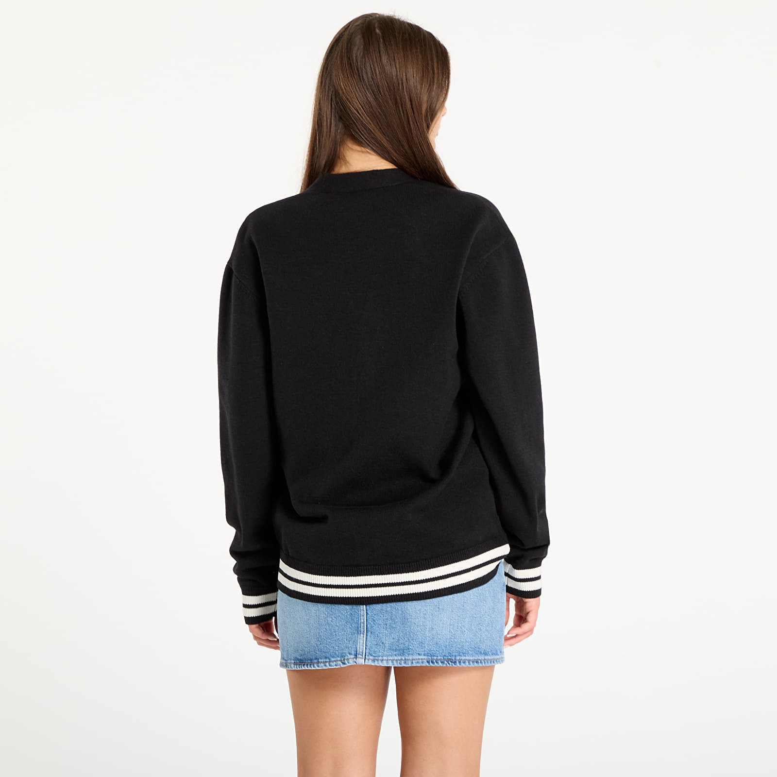 Férfi pulóverek New Era MLB Knit Cardigan New York Yankees UNISEX Black