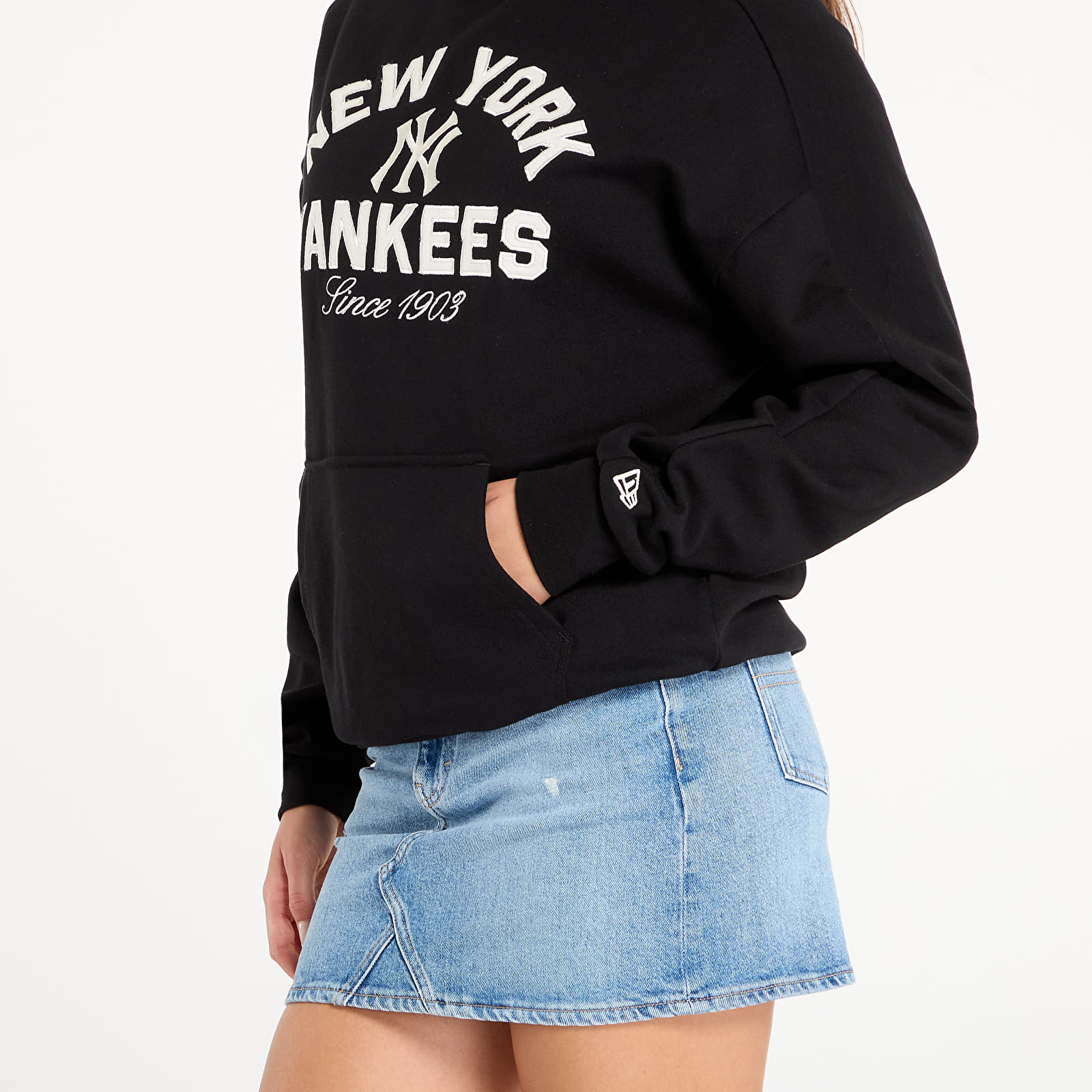 Hoodies and sweatshirts New Era MLB Heritage Hoodie New York Yankees UNISEX Black