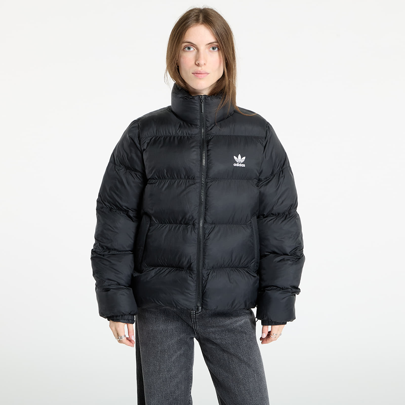 Pufja jakas adidas Adicolor Short Puffer Jacket Black