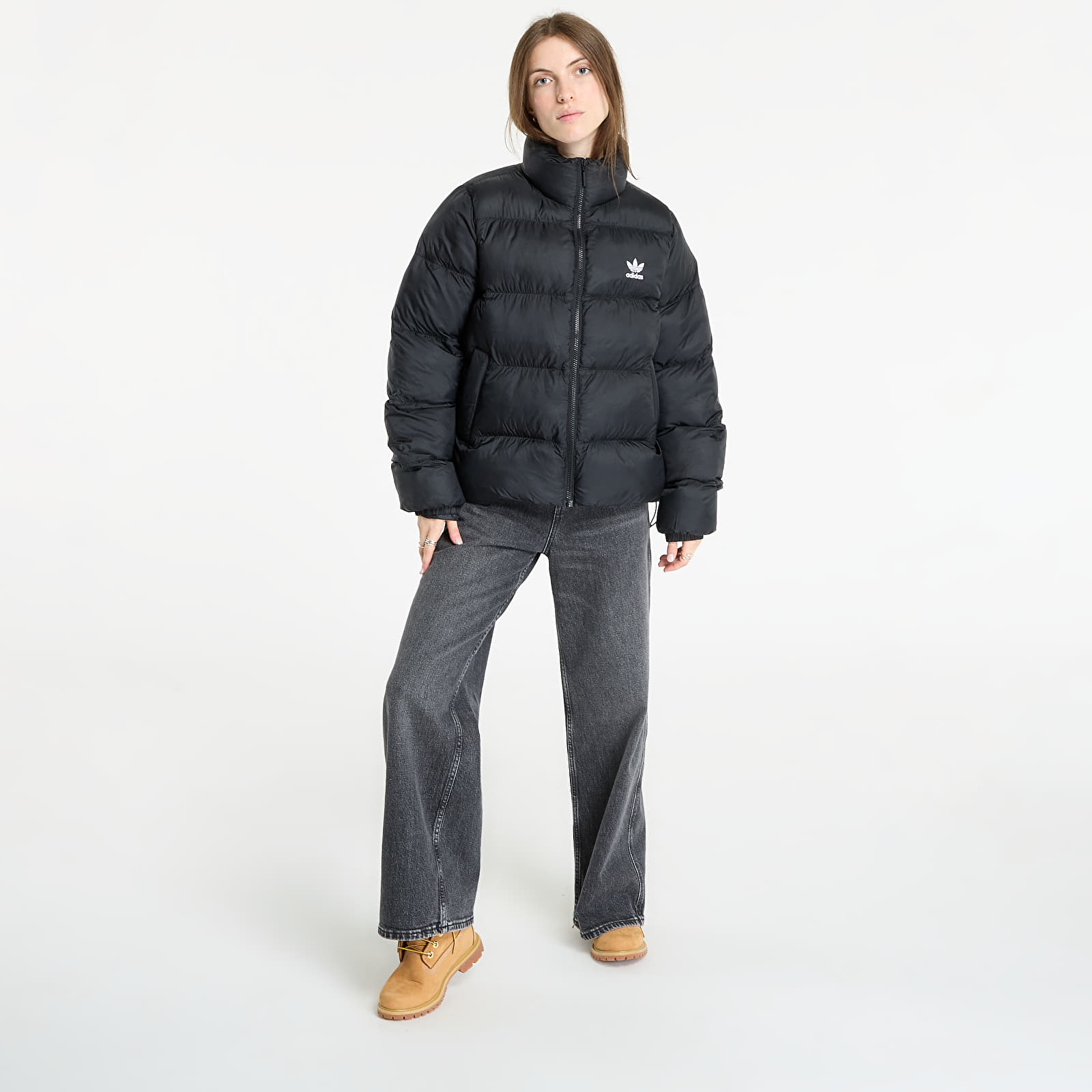 Pufja jakas adidas Adicolor Short Puffer Jacket Black