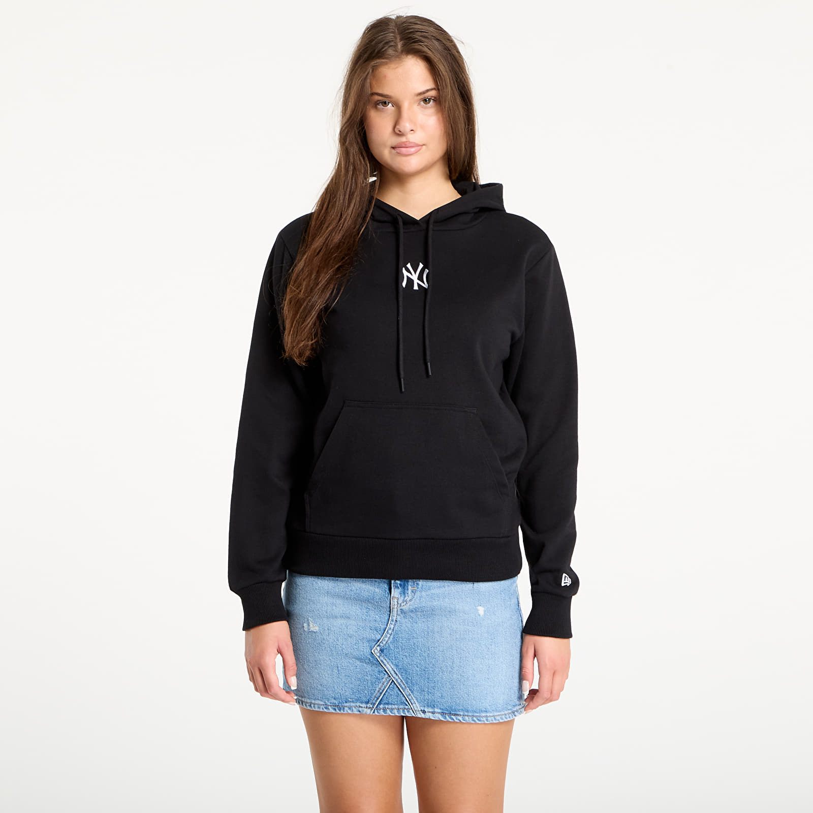 Női kapucnis pulcsik New Era MLB Le Midi Hoodie New York Yankees Black