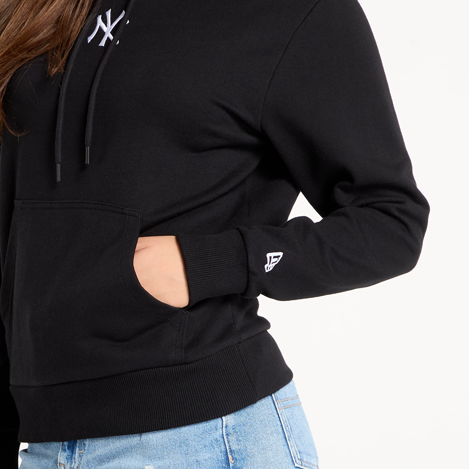 Női kapucnis pulcsik New Era MLB Le Midi Hoodie New York Yankees Black