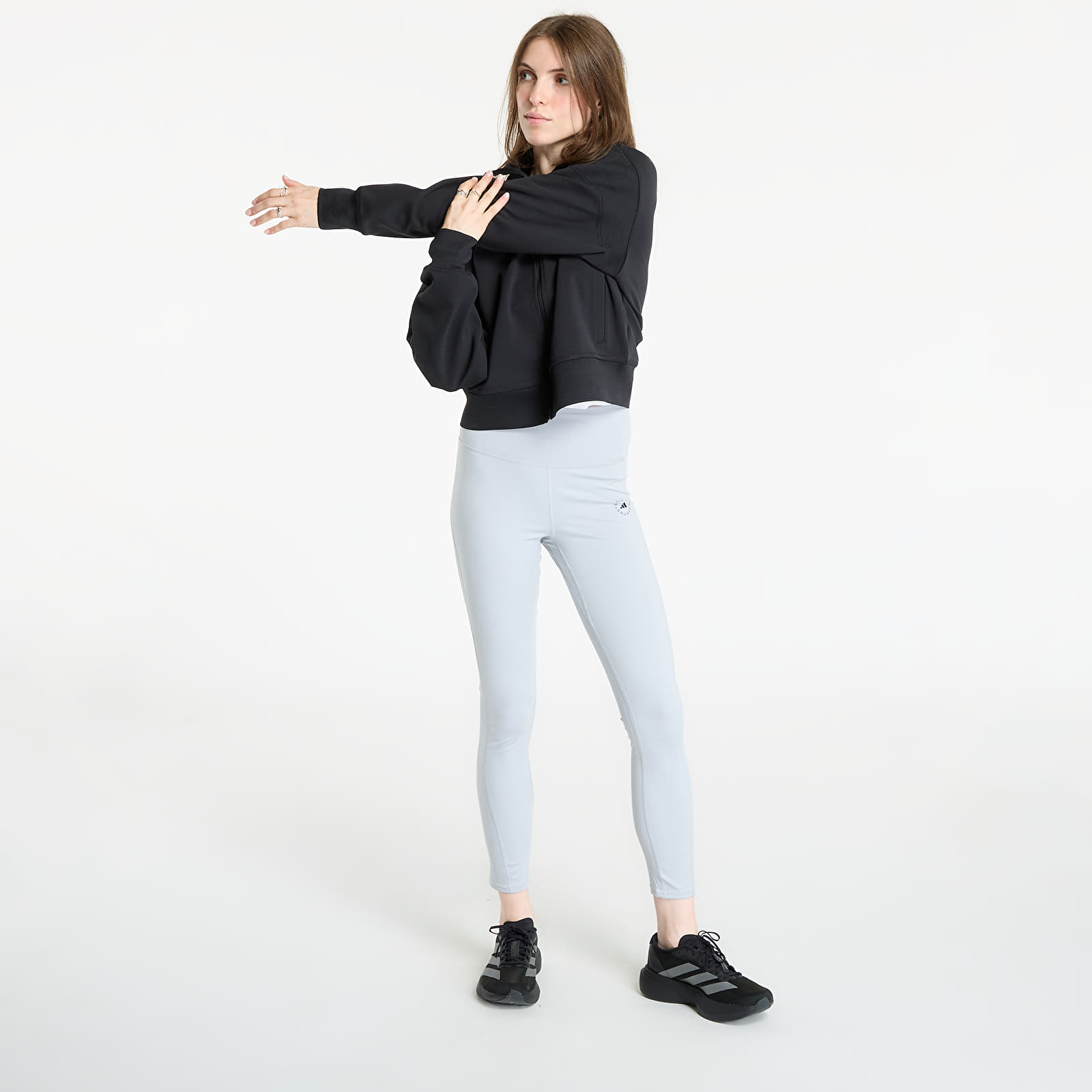 Hoodies en truien adidas by Stella McCartney Knitted Track Top Black/ A Charcoal