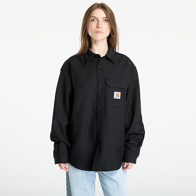 Carhartt WIP L/S Ray Shirt UNISEX Black Rigid