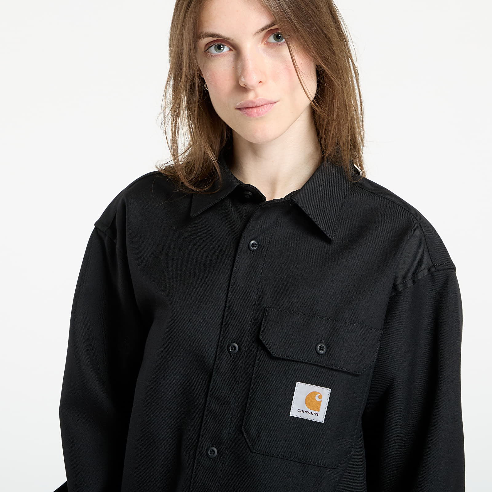 Paidat Carhartt WIP L/S Ray Shirt UNISEX Black Rigid