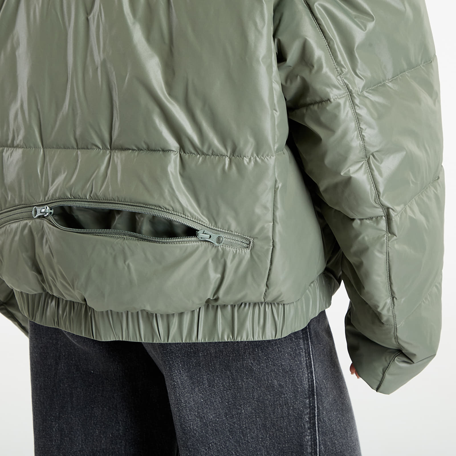 Pufferjakker adidas by Stella McCartney Short Padded Winter Jacket Stone Green