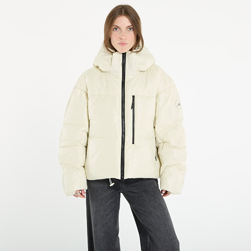 adidas By Stella McCartney Short Padded Winter Jacket Almond Milk-smc