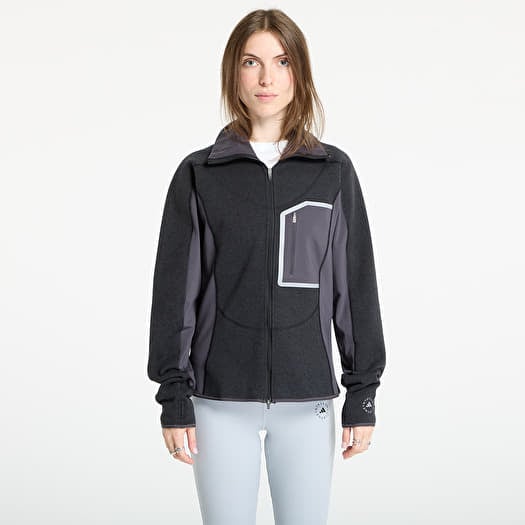 adidas By Stella McCartney CLIMAWARM Running Full-Zip Midlayer Black/ Utility Black
