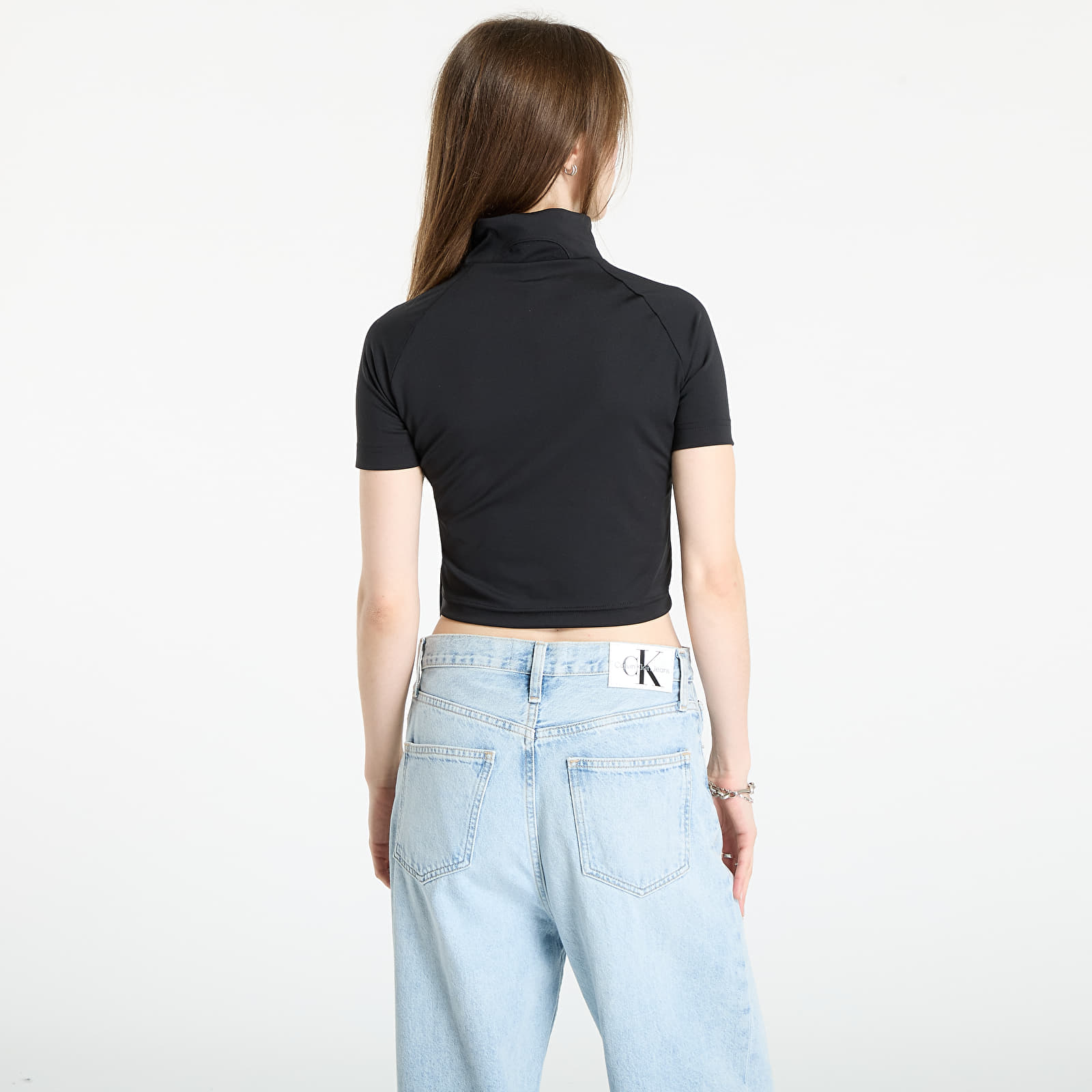 Tops adidas Ribbon Cut Out Crop Top Black