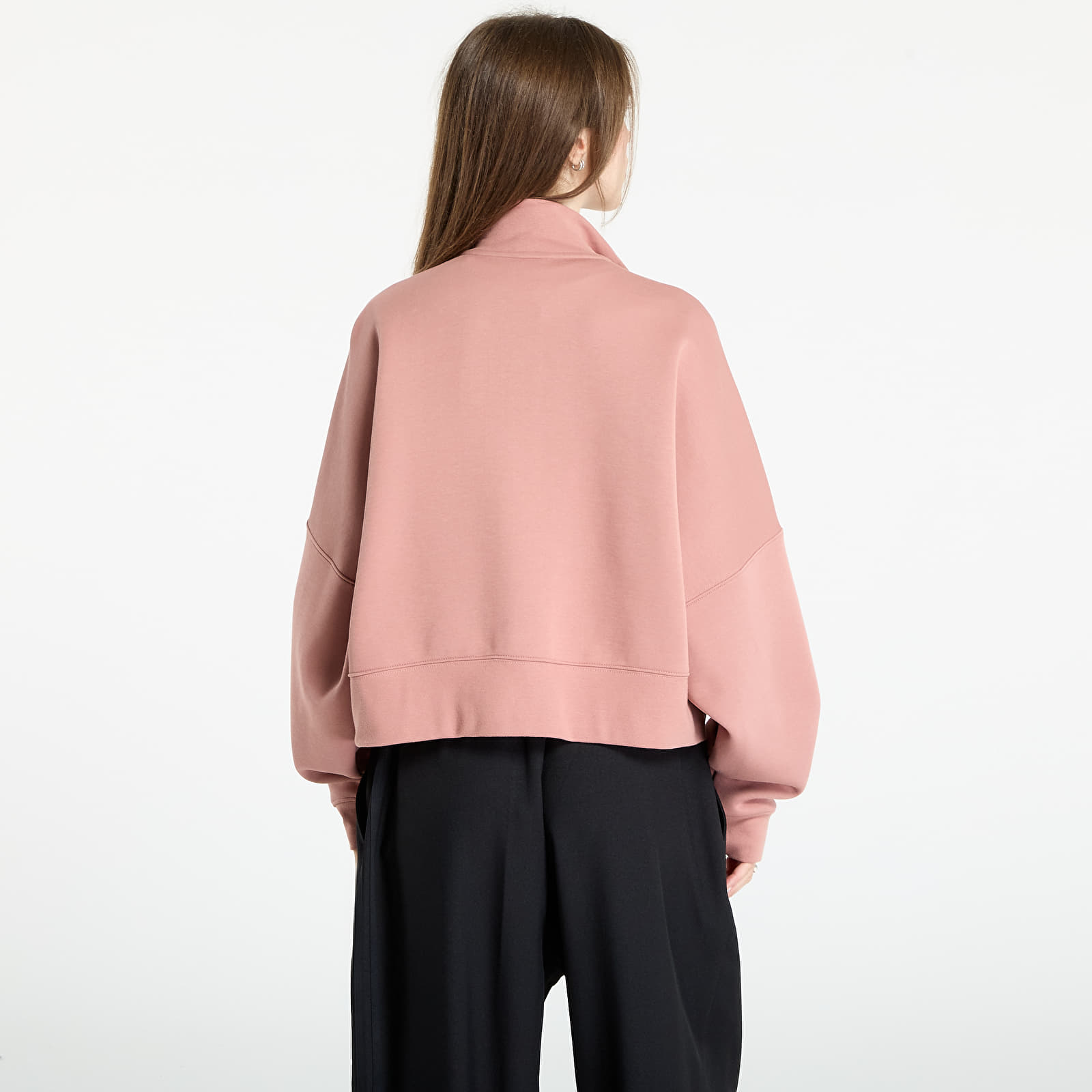 Mikinas ar kapuci un sporta krekli adidas Off Placed 3-Stripes Zip Up Warm Clay