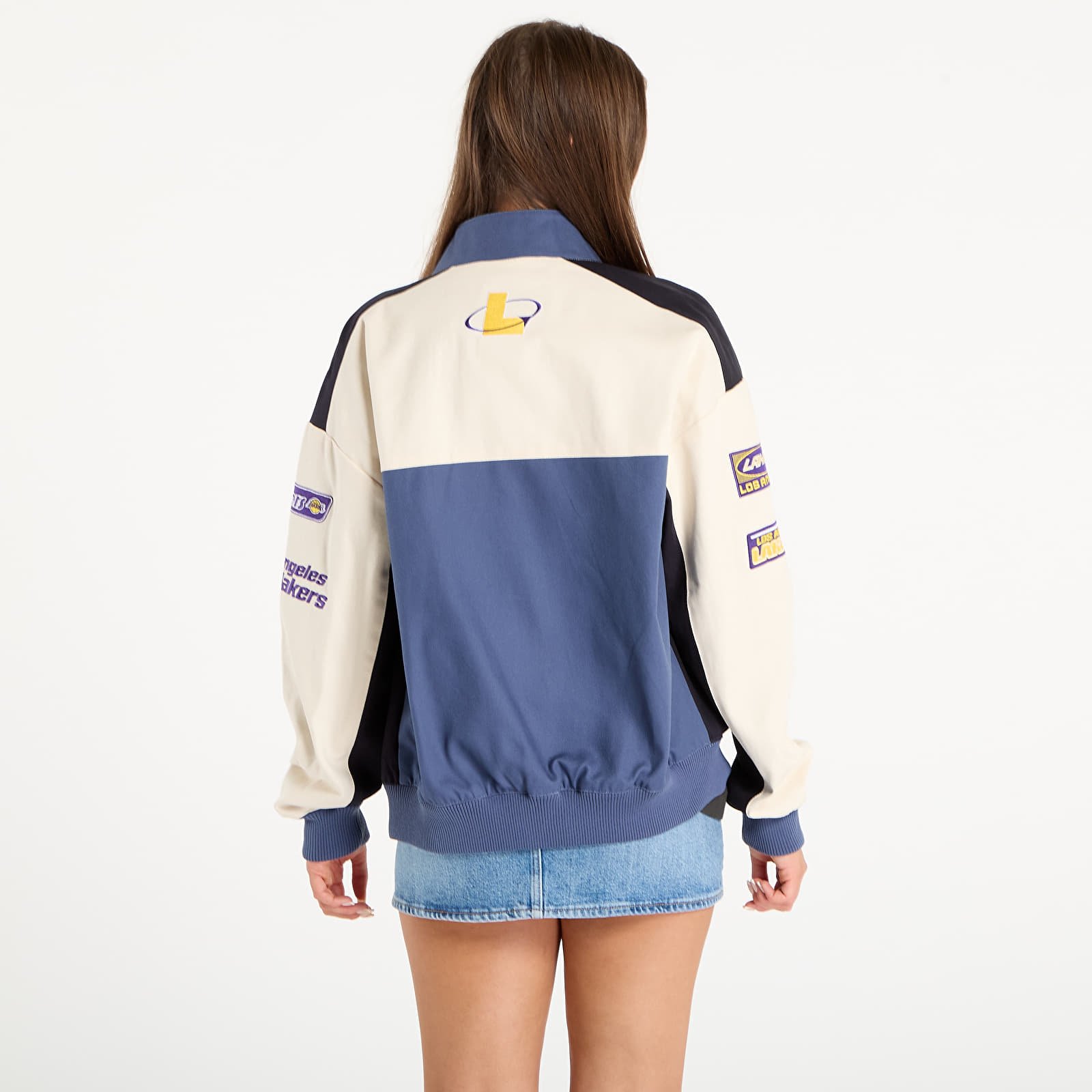 Férfi kabátok New Era NBA Motorsport Los Angeles Lakers UNISEX Min