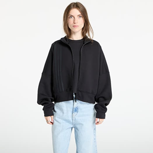 adidas Off Placed 3-Stripes Zip Up Black