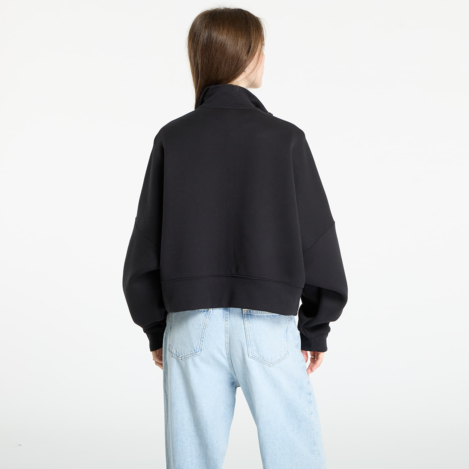 Mikinas ar kapuci un sporta krekli adidas Off Placed 3-Stripes Zip Up Black