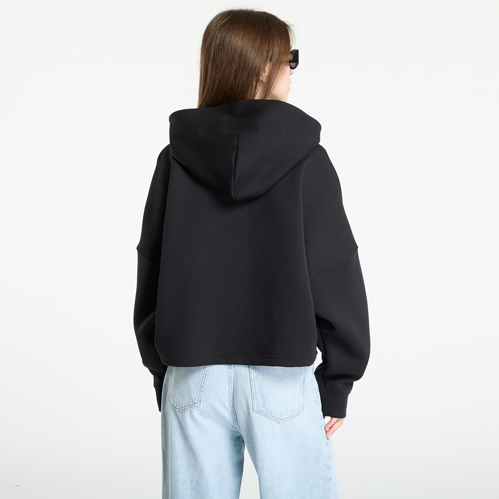 Mikinas ar kapuci un sporta krekli adidas Off Placed 3-Stripes Hoodie Black