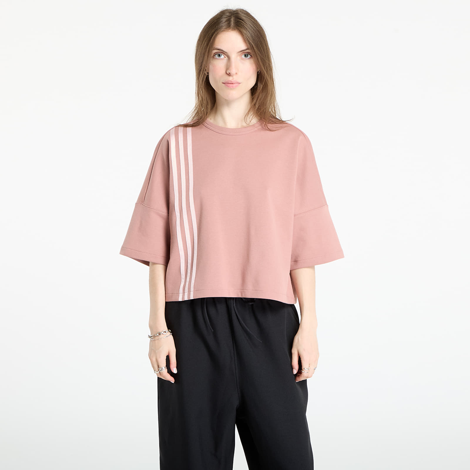 T-krekli adidas Off Placed 3-Stripes T-Shirt Warm Clay