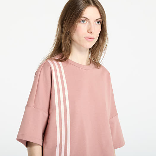 ゆう Tricouri adidas Off Placed 3-Stripes T-Shirt Warm Clay (JW3613