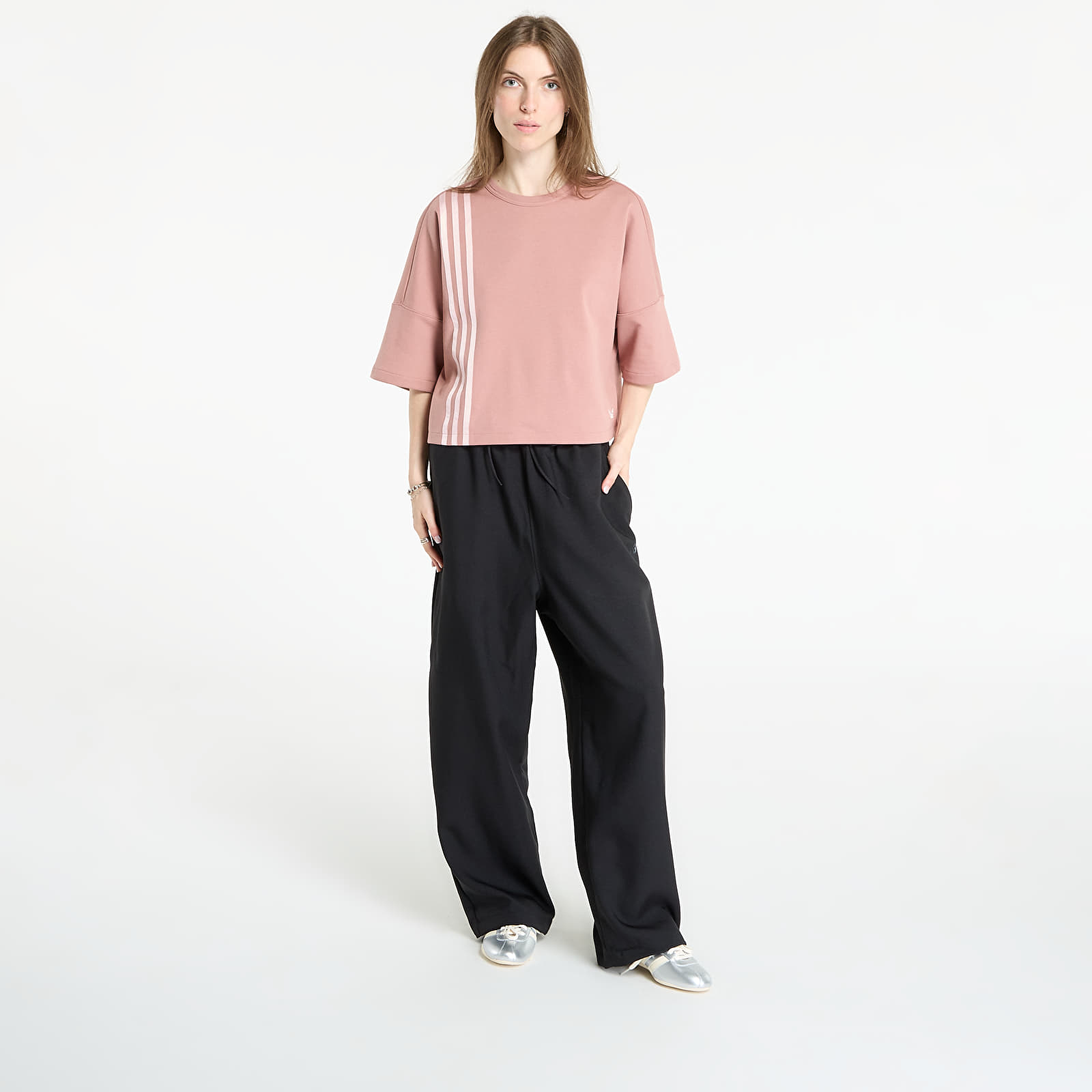 T-krekli adidas Off Placed 3-Stripes T-Shirt Warm Clay