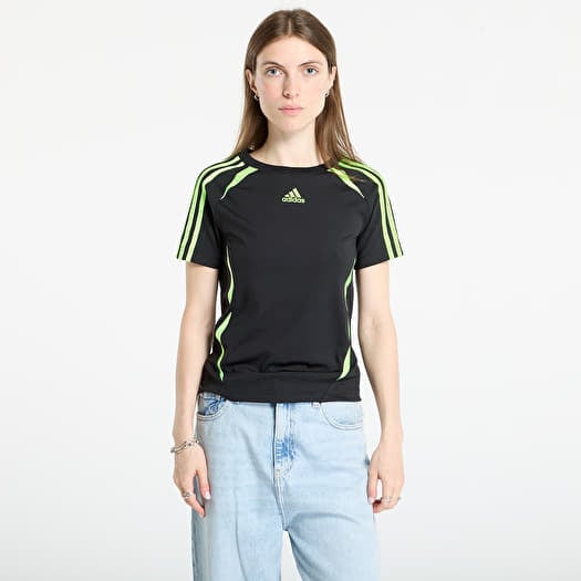 adidas Teamgeist Adicolor Slim Jersey Black/ Signal Green