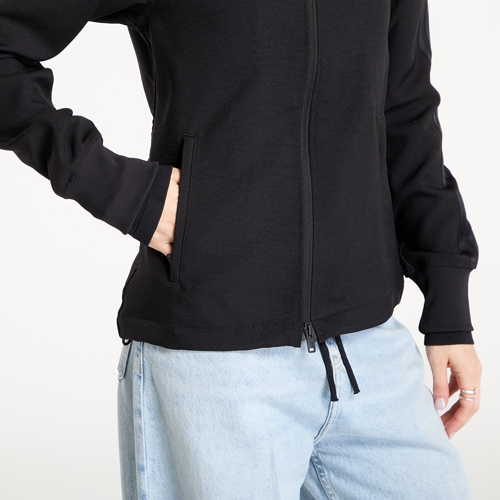 Mikinas ar kapuci un sporta krekli Y-3 W 3S Tracktop Black