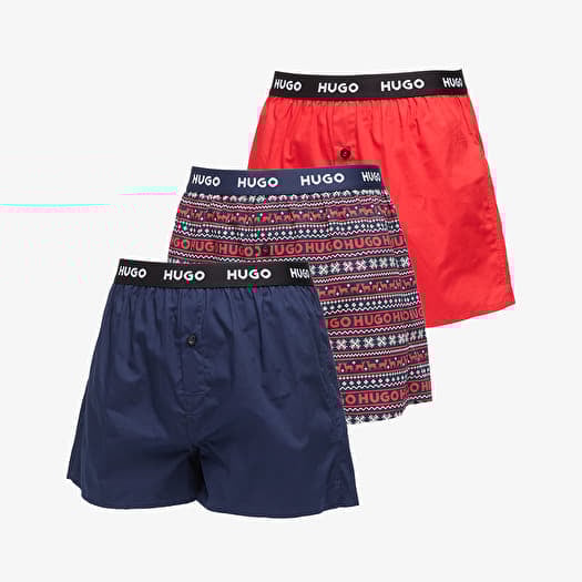 Hugo Boss Woven Boxer 3-Pack Multicolor