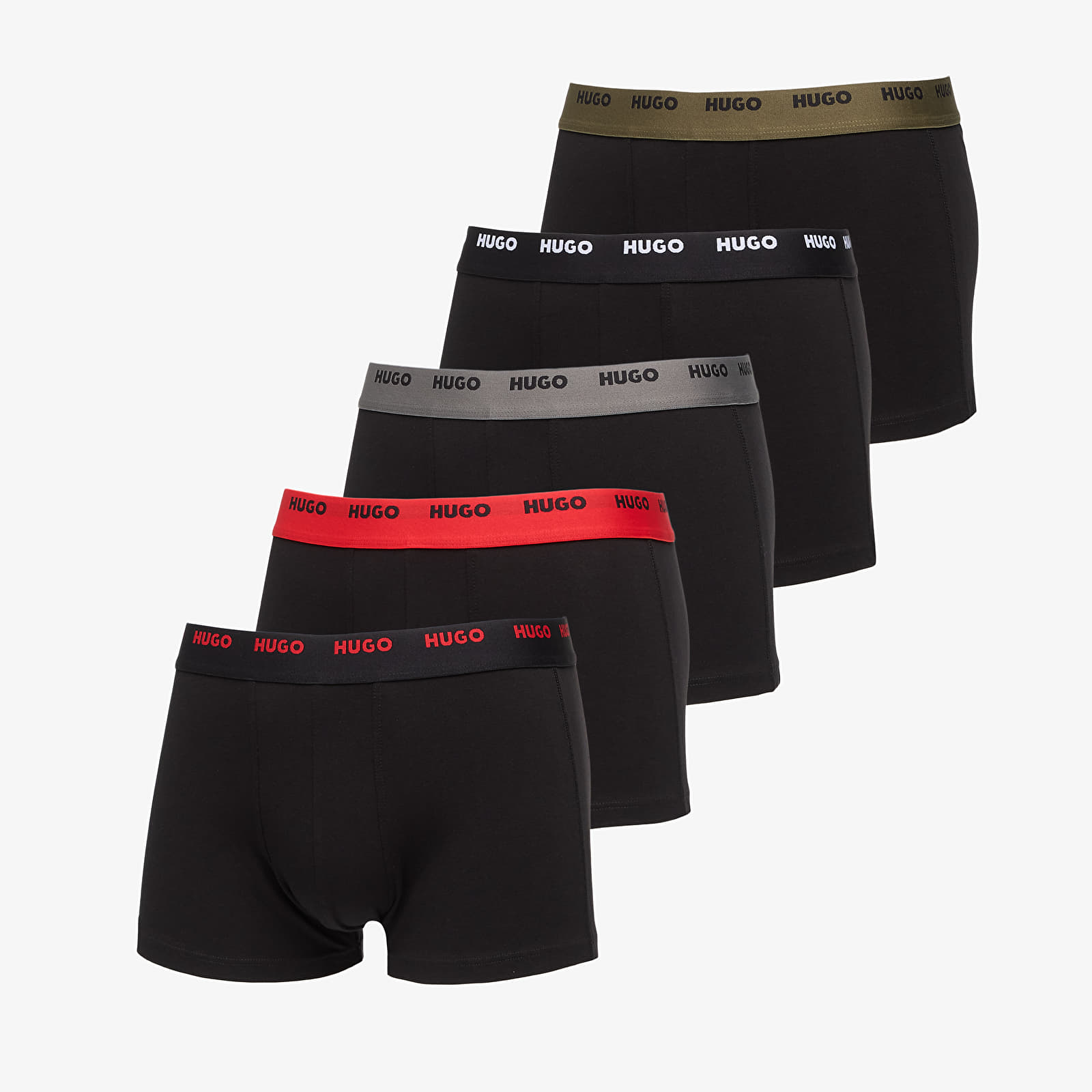 Férfi boxeralsók Hugo Boss Trunk 5-Pack Multicolor