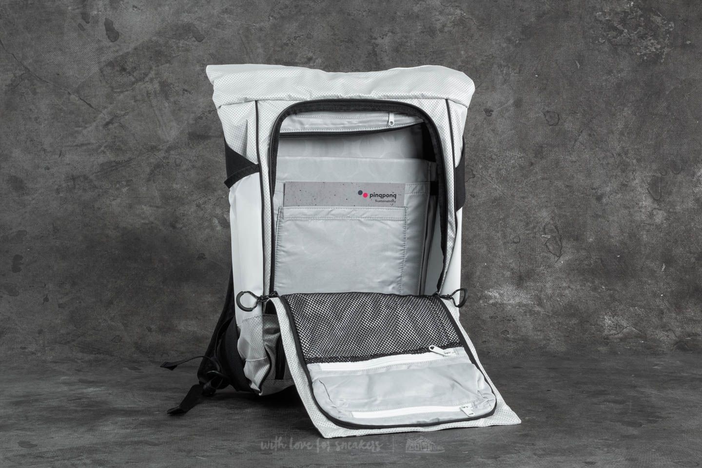 Plecaki pinqponq Blok Medium Polar White