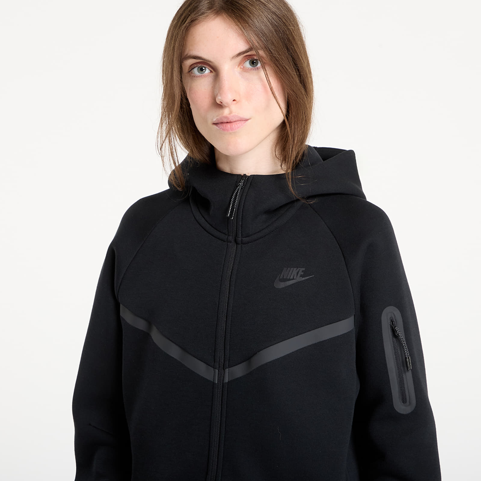 Hoodies and sweatshirts  Nike Sportswear Tech Fleece Windrunner Women's Full-Zip Hoodie Black/ Black