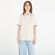 FRED PERRY Twin Tipped Fred Perry Shirt Silky Peach/ Dark Petrol