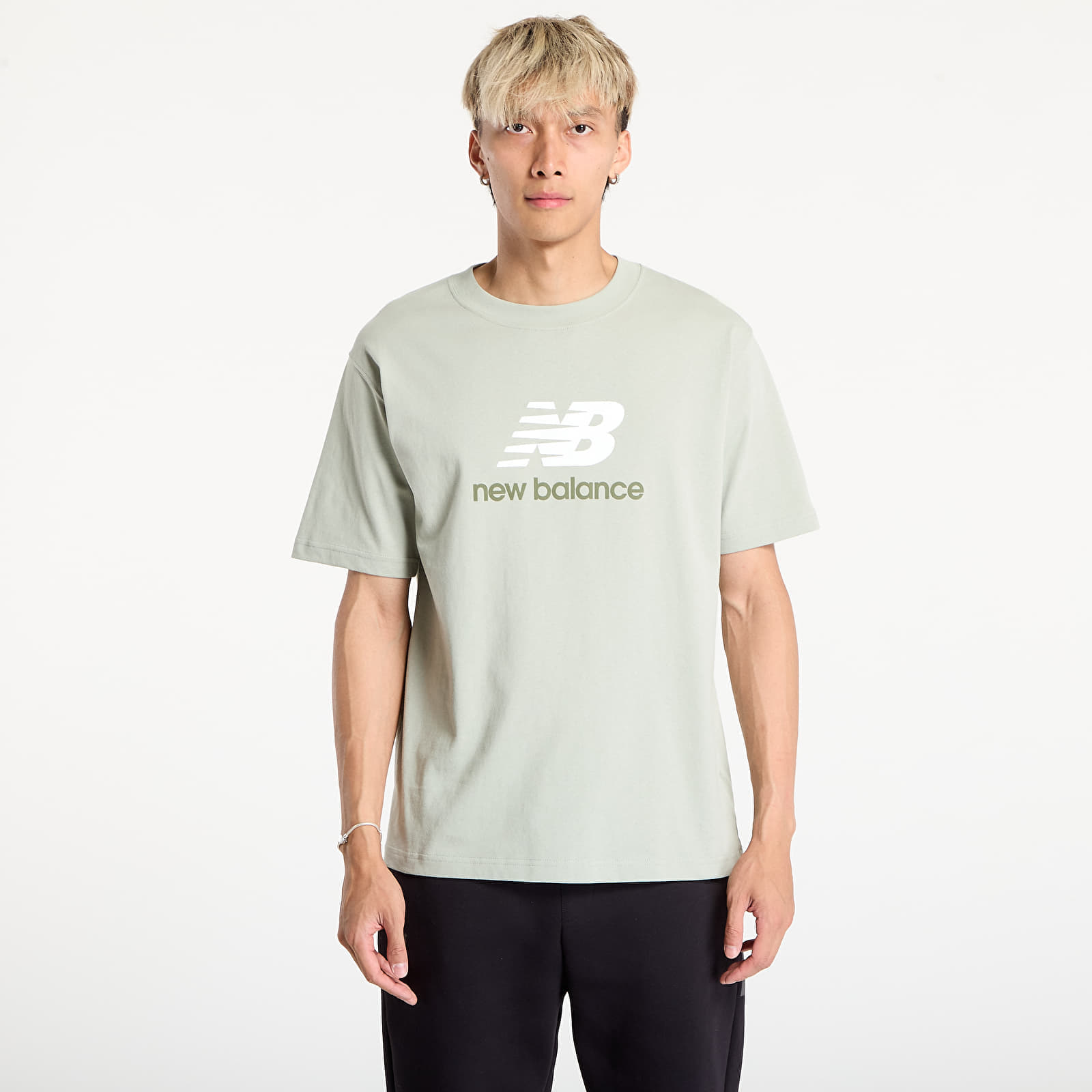 Tricou New Balance Athletics Logo T-Shirt Green M