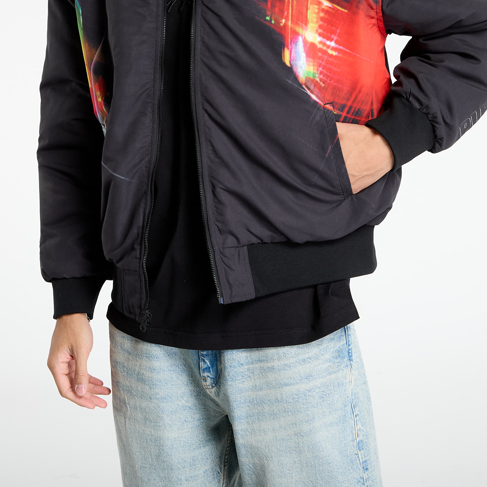 Joped PLEASURES Daft Club Reversible Bomber Black