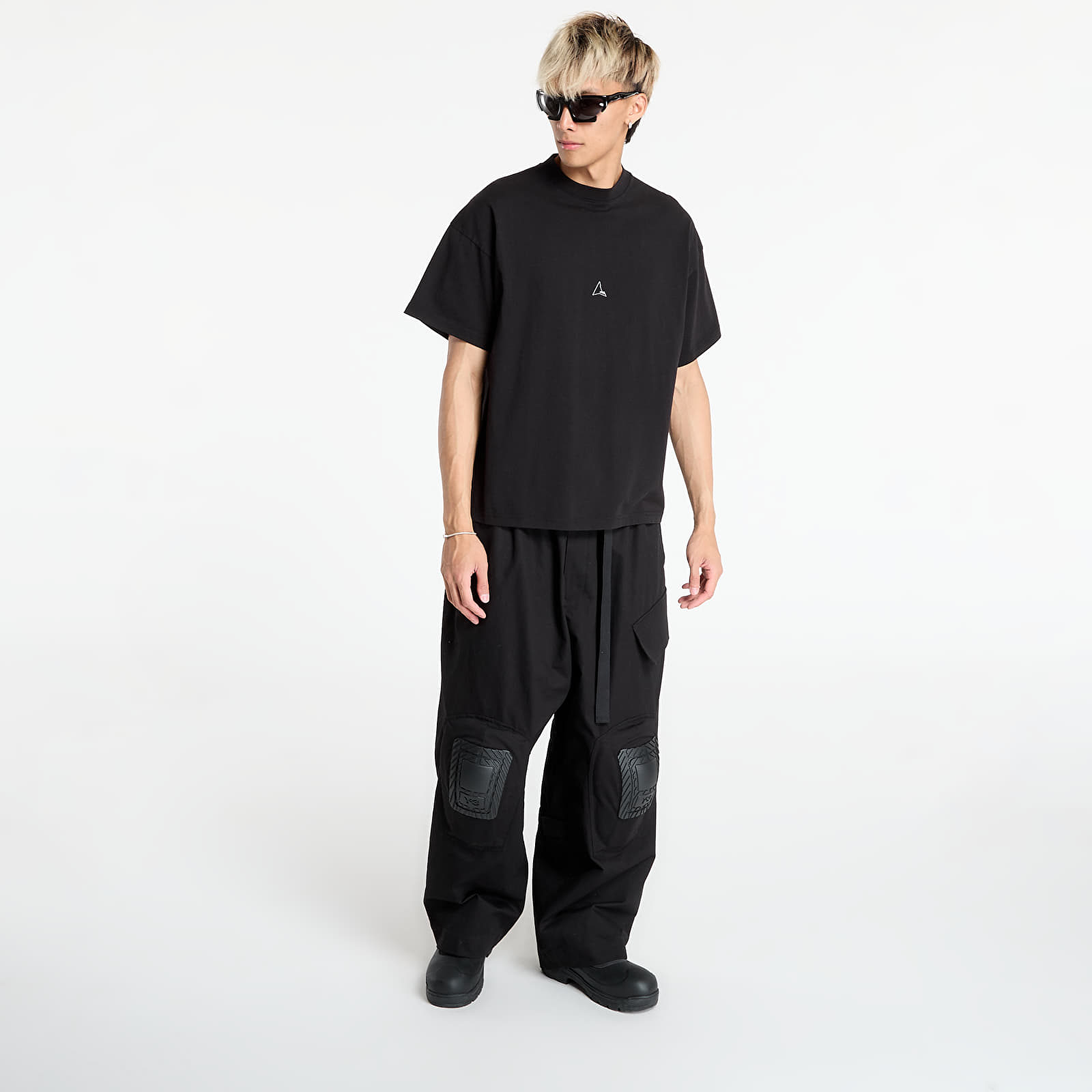 T-särgid ROA Logo Organic T-Shirt Black