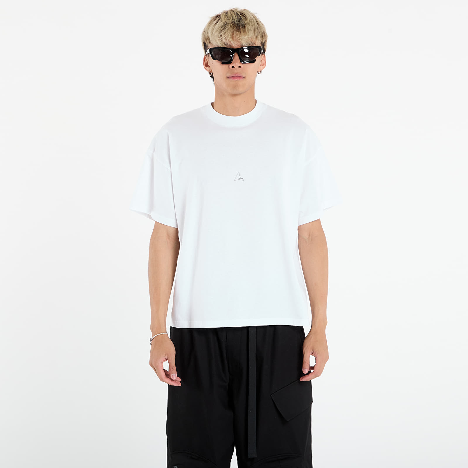 T-särgid ROA Logo Organic T-Shirt White