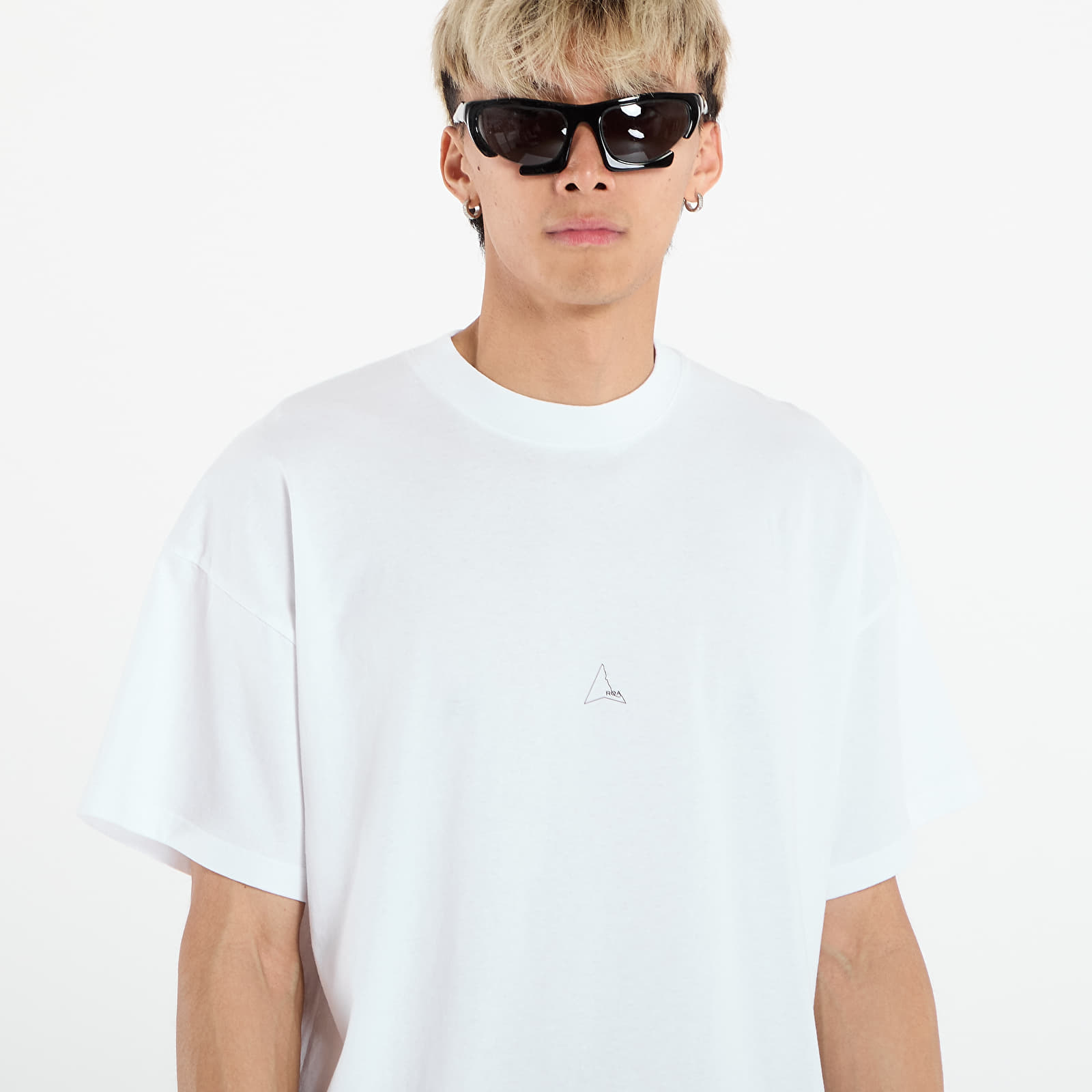 T-särgid ROA Logo Organic T-Shirt White