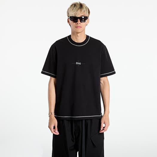 T-shirt ROA Info Stitch Organic T-Shirt Black