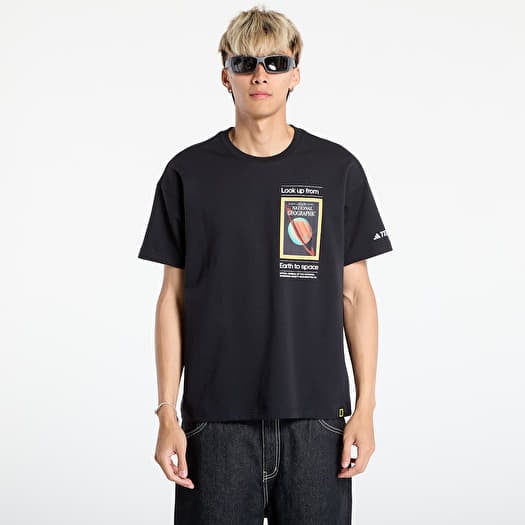T-shirt adidas National Geographic UF AEROREADY Graphic T-shirt Black/ Dark Brown/ Clear Onix